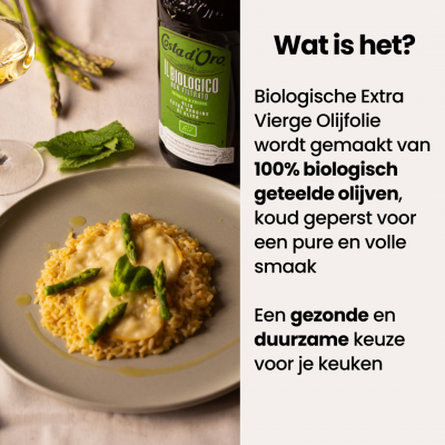 Authentieke Biologische Extra Vierge Olijfolie 1000ml Rijk aan antioxidanten