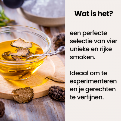 Het Olijfolie Proefpakket 1000ml Hoogwaardige extra vierge olijfolie selectie