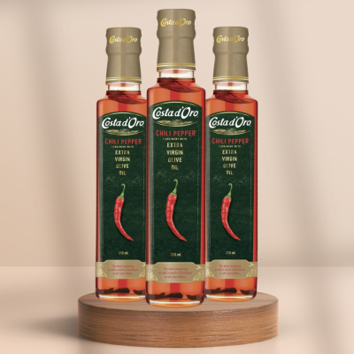 Chili Olijfolie Voordeelpakket – 750ml Pittige Olijfolie