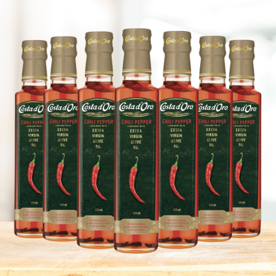 Chili Olijfolie 12 Stuks Voordeelpakket – 3L Olijfolie