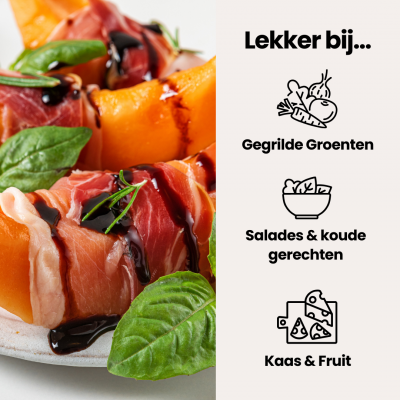 Premium Balsamicoazijn uit Modena 250ml Perfect voor salades en marinades